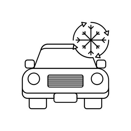 Icon illustrating air conditioning services at Castrol Auto Service Northcliff.
